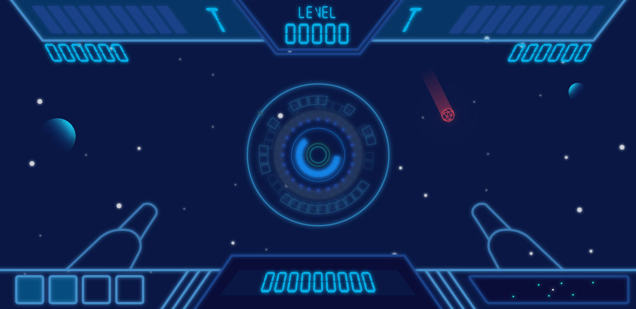 Interface illustrant ciblage marketing dans un cockpit de vaisseau spatial au style gaming